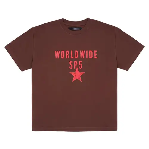 Oversized Brown Sp5der T-Shirt